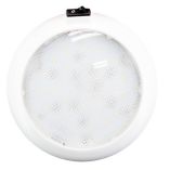 Innovative Lighting 55 Round Some Light WhiteRed Led WSwitch White Housing-small image