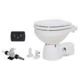Jabsco Quiet Flush E2 Fresh Water Toilet Compact Bowl 12v Soft Close Lid-small image