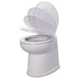 Jabsco 17 Deluxe Flush Raw Water Electric Toilet WSoft Close Lid 12v-small image