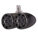 Kicker Kmtc65 65 Led Coaxial Dual Tower System Black WCharcoal Grille-small image