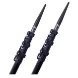 LeeS Tackle 16 Telescoping Carbon Fiber Outrigger Poles Sleeved FTaco Bases-small image