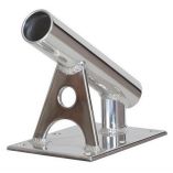 LeeS Mx Pro Series Fixed Angle Center Rigger Holder 30 Degree 15 Id Bright Silver-small image
