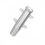 LeeS Aluminum Side Mount Rod Holder Tulip Style Silver Anodize-small image