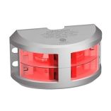 Lopolight Series 200016 Double Stacked Navigation Light 2nm Vertical Mount Red Silver Housing-small image