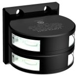 Lopolight Series 301011 Double Stacked Masthead Light 5nm Vertical Mount White Black Housing-small image