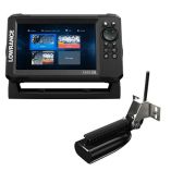 Lowrance Eagle 7 WSplitshot Transducer Discover Onboard Chart-small image