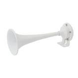 Marinco White Epoxy Coated Single Trumpet Mini Air Horn-small image