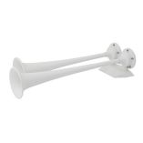 Marinco 12v White Epoxy Coated Dual Trumpet Air Horn-small image