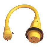 Marinco Pigtail Adapter Plus 30a Female To 15a Male-small image