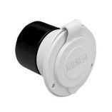 Marinco 15a 125v OnBoard Charger Inlet Front Mount White-small image