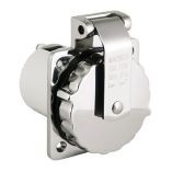 Marinco 16a 230v Easy Lock 316 Stainless Steel Inlet-small image