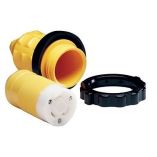 Marinco 305crcnVpk 30a Female Connector WCover Rings-small image