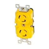 Marinco Locking Receptacle 15a, 125v Yellow-small image