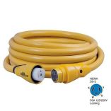 Marinco Cs50425 Eel 50a 125v250v Shore Power Cordset 25 Yellow-small image