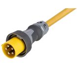 Marinco 100 Amp 120208v 4Pole, 5Wire Shore Power Cable No Neutral Wire OneEnded Male Only Cord Blunt Cut 100-small image
