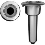 Mate Series Elite Screwless Stainless Steel 0 Degree Rod Cup Holder Drain Round Top-small image