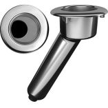 Mate Series Elite Screwless Stainless Steel 30 Degree Rod Cup Holder Drain Round Top-small image