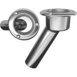 Mate Series Stainless Steel 30 Degree Rod Cup Holder Open Round Top-small image