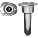 Mate Series Stainless Steel 0 Degree Rod Cup Holder Drain Oval Top-small image