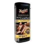 MeguiarS Gold Class Rich Leather Cleaner Conditioner Wipes-small image