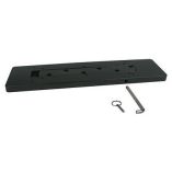 Motorguide Black Removable Mounting Plate - Trolling Motor Accessories-small image
