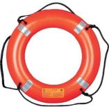 Mustang 30 Ring Buoy WReflective Tape Orange-small image