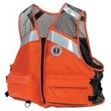 Mustang Industrial Mesh Vest Orange 4xl5xl-small image