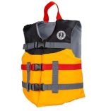 Mustang Youth Livery Foam Vest MangoBlack 5090lbs-small image