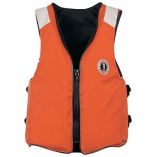 Mustang Classic Industrial Flotation Vest WSolas Tape Orange Small-small image