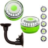 Navisafe Portable Navilight 360 Degree 2nm Rescue Glow In The Dark Green WBendable Suction Cup Mount-small image