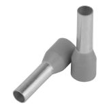 Pacer Grey 12 Awg Wire Ferrule 10mm Length 25 Pack-small image