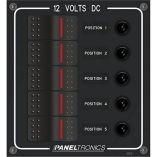 Paneltronics Waterproof Panel Dc 5Position Illuminated Rocker Switch Circuit Breaker-small image