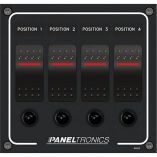 Paneltronics Waterproof Panel Dc 4Position Illuminated Rocker Switch Circuit Breaker-small image