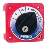Perko Compact Medium Duty Battery Selector Switch WKey Lock-small image