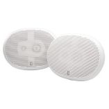 PolyPlanar 6 X 9 Premium Oval Marine Speakers Pair White-small image