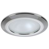 Quick Kor Xp Downlight Led 6w, Ip66, Screw Mounted Round Stainless Bezel, Round Warm White Light-small image