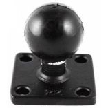 RAM Mount 2" x 2" Square Base w/1.5" Ball - Mobile Mounting Solutions-small image