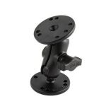 Ram Mount 1 Ball Double Socket Short Arm W 2 25 Round Bases-small image