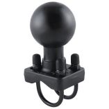 Ram Mount Double UBolt Base WD Size 225 Ball For Rails From 075 To 125 In Diameter-small image