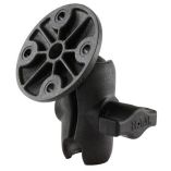 Ram Mount Composite 1 Ball Short Length Double Socket Arm W25 Round Base Including Amps Hole Pattern-small image