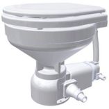 Raritan Sea Era Marine Size Toilet RemotePump 0 Degree 90 Degree Discharge Smart Switch 12v White-small image
