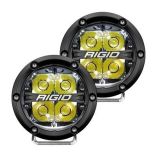 Rigid Industries 360Series 4 Led OffRoad Spot Beam WWhite Backlight Black Housing-small image