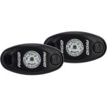 Rigid Industries ASeries Black Low Power Led Light Pair Neon White-small image