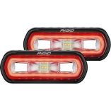 Rigid Industries SrL Series Surface Mount Spreader Light Black Housing Red Halo-small image