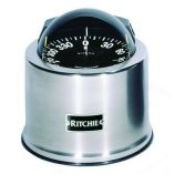Ritchie Sp5C Globemaster Compass Pedestal Mount Stainless Steel 12v 5 Degree Card-small image