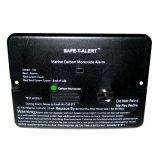 SafeTAlert 62 Series Carbon Monoxide Alarm 12v 62542Marine Flush Mount Black-small image