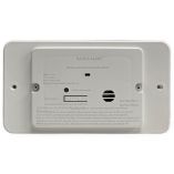 SafeTAlert 62 Series Marine Carbon Monoxide White Flush Mount 12v WRelay Trim Ring-small image