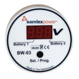 Samlex Dual Battery Monitor 12v Or 24v Auto Detection-small image