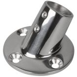 SeaDog Rail Base Fitting 234 Round Base 60 Degree 316 Stainless Steel 1 Od-small image