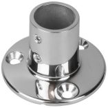 SeaDog Rail Base Fitting 234 Round Base 90 Degree 316 Stainless Steel 1 Od-small image